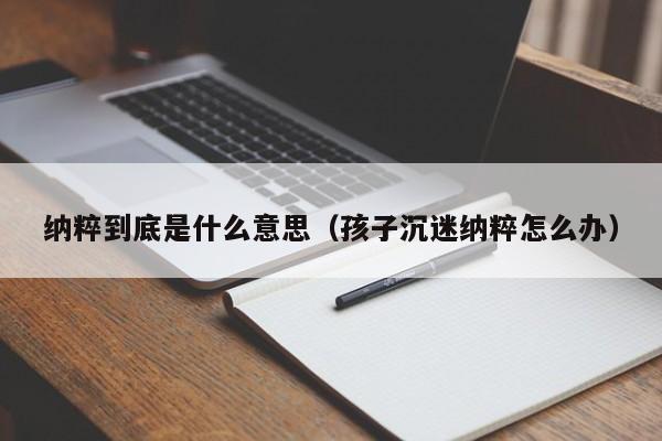 纳粹到底是shi什么意思：孩子沉迷纳粹怎么办（纳粹是什么鬼）